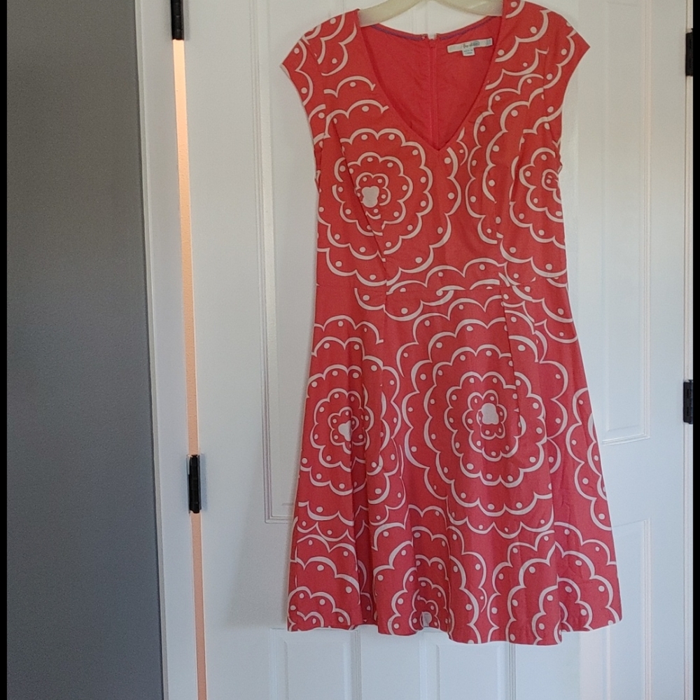 Boden fit and flare cotton dress